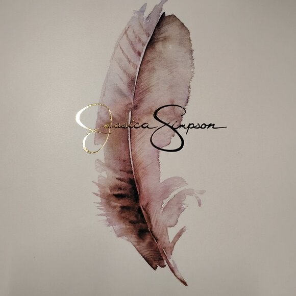 JessicaSimpson Immie Ankle Strap Metallic Leather Embossed Platform Dress Sandal - Picture 6 of 6